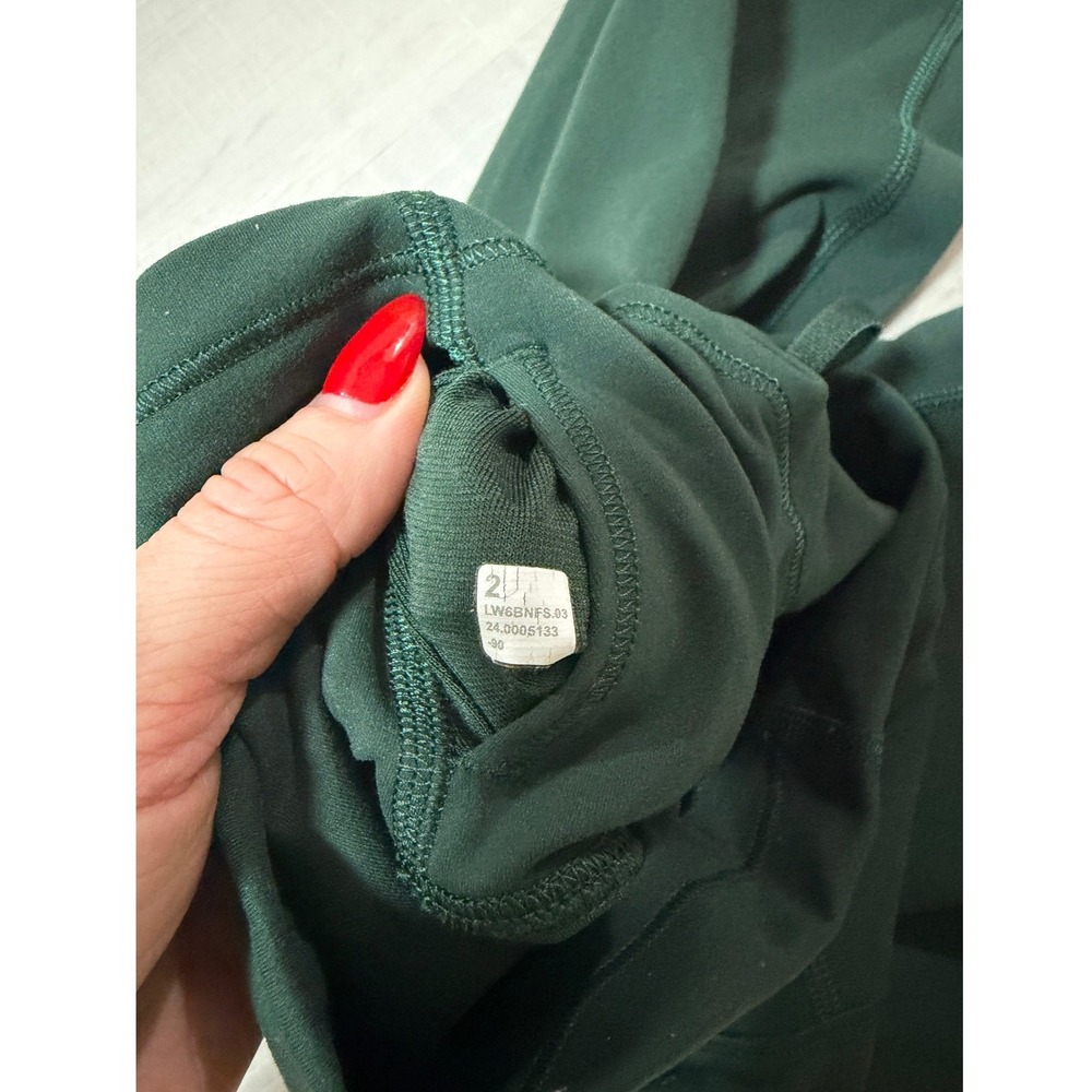 Lululemon Wunder Train High-Rise Crop 23" Legacy Green‎ Size 2 - Picture 5 of 10